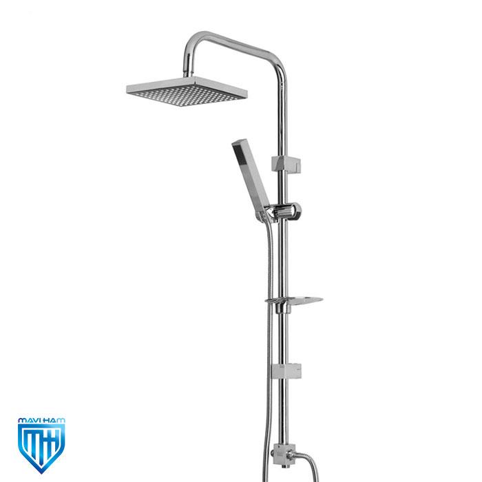 علم دوش دوکاره یونیورست Universet مدل اوراکل برند کی دبلیو سی KWC کروم